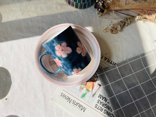 Ceramic Coffee Mug Handmade, Pottery Bowl, Personalized Pottery Mug